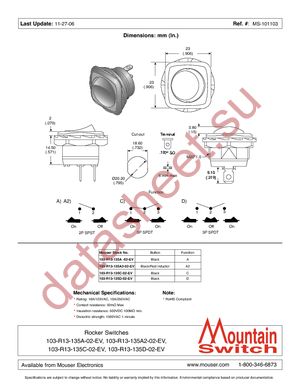 103-R13-135D-02-EV datasheet  